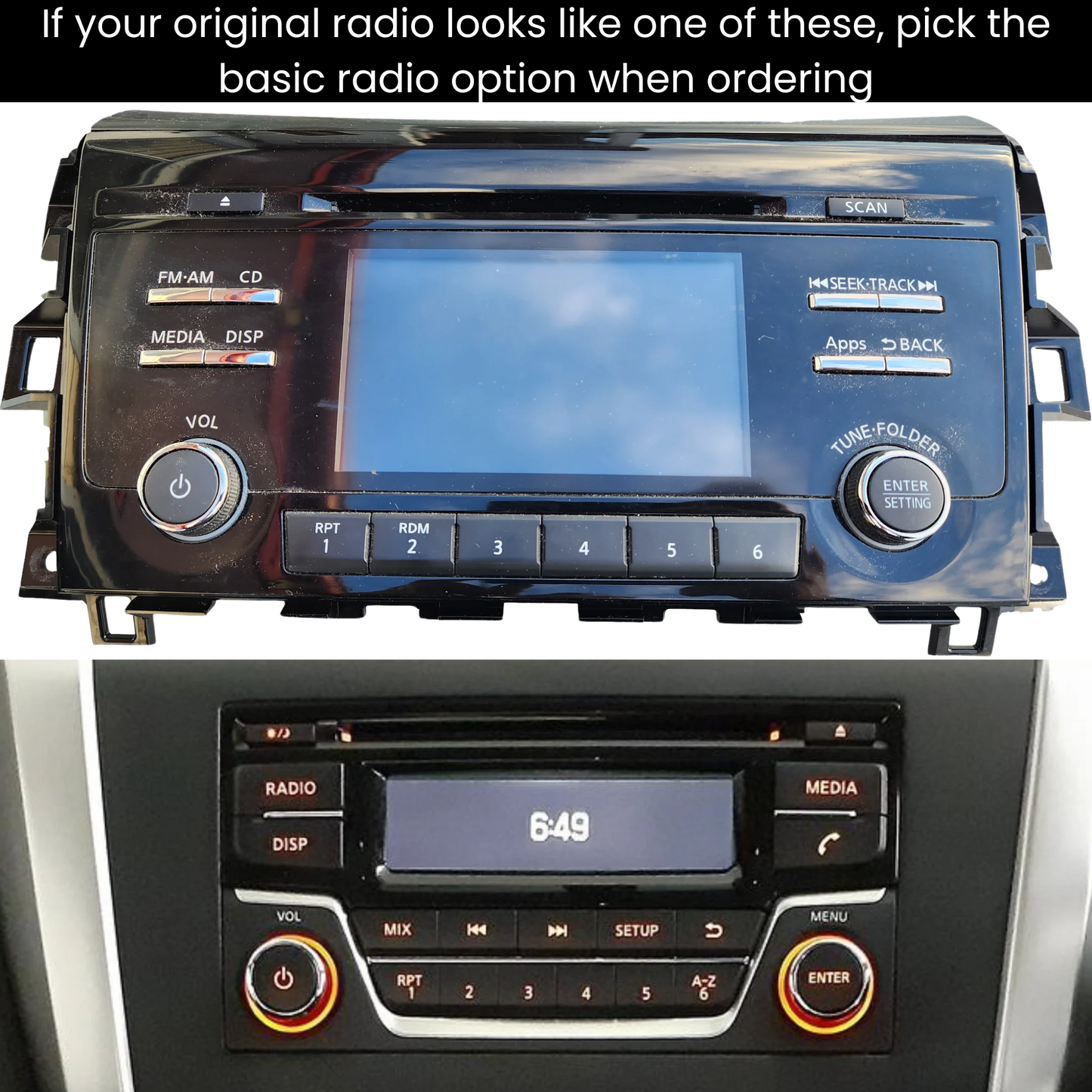 Nissan Navara NP300 Head Unit 2015+ - Premium Head Unit with Wireless Apple CarPlay & Android Auto